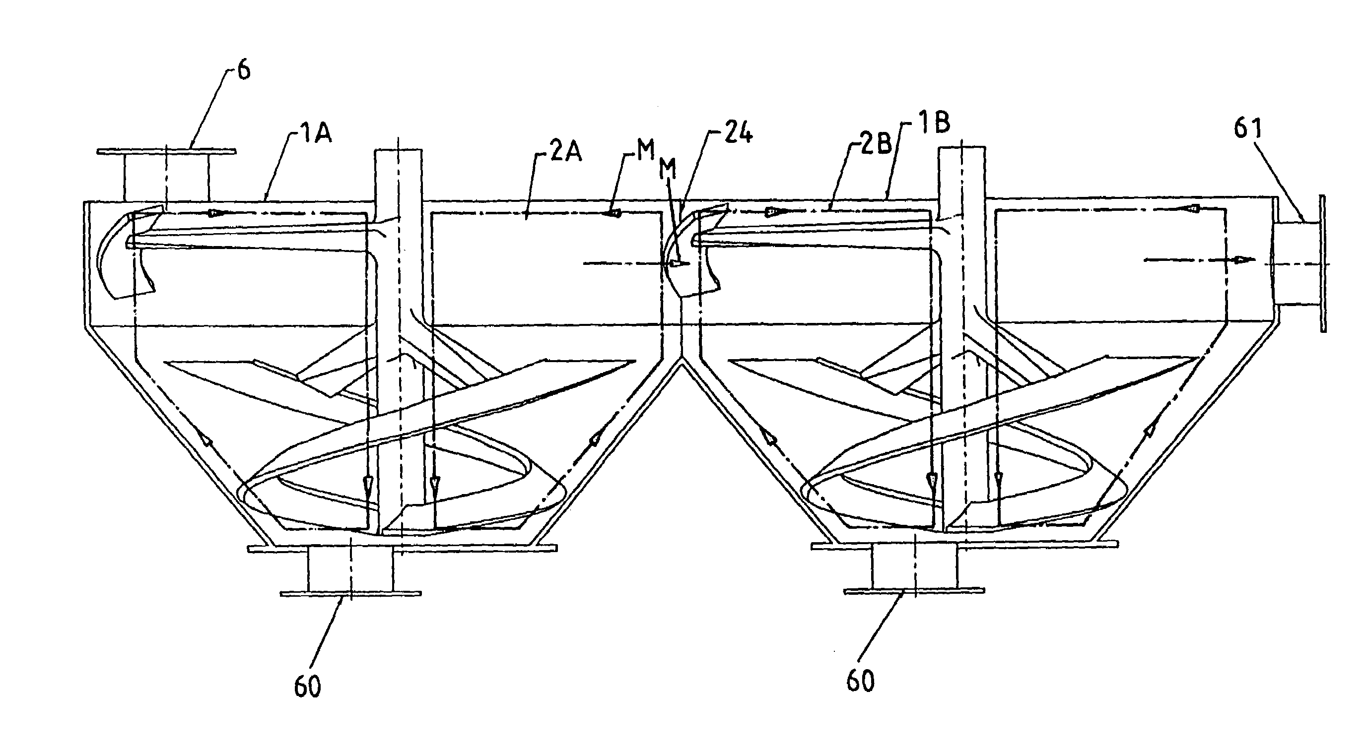 Helical-ribbon mixer