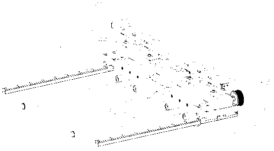 Device for automatically inducting and tightly sucking micro-channel side boards