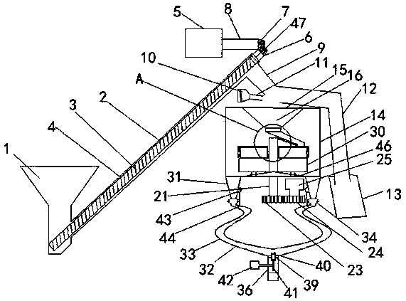 Bran grinding agricultural machine equipment for wheat bran production