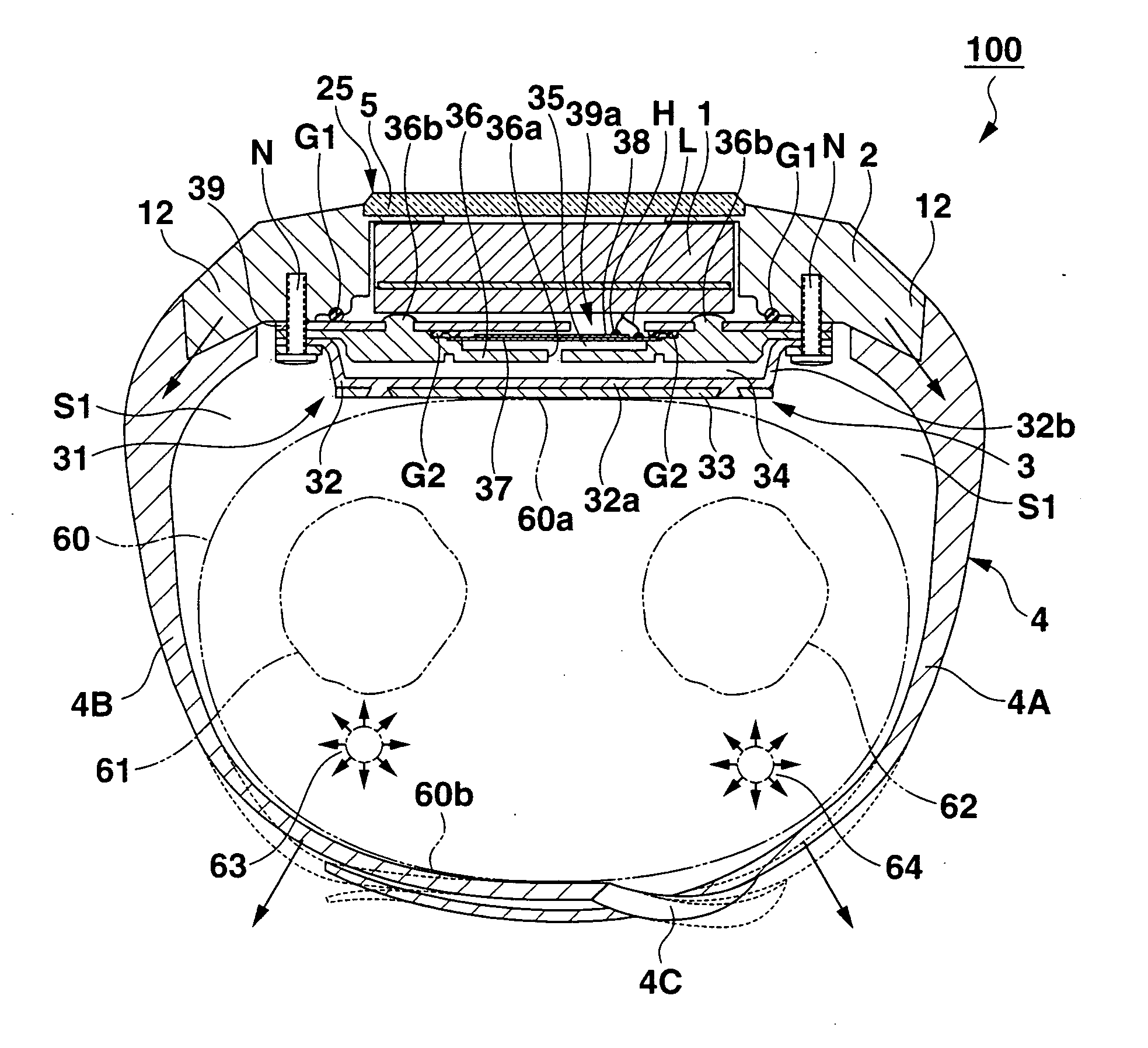 Wearable heartbeat measuring device, system and method