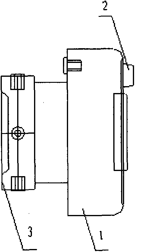 Adsorption type high-voltage contact temperature alarm device