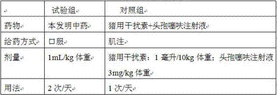 Traditional Chinese medicinal preparation for preventing and treating swine Seneca virus infection