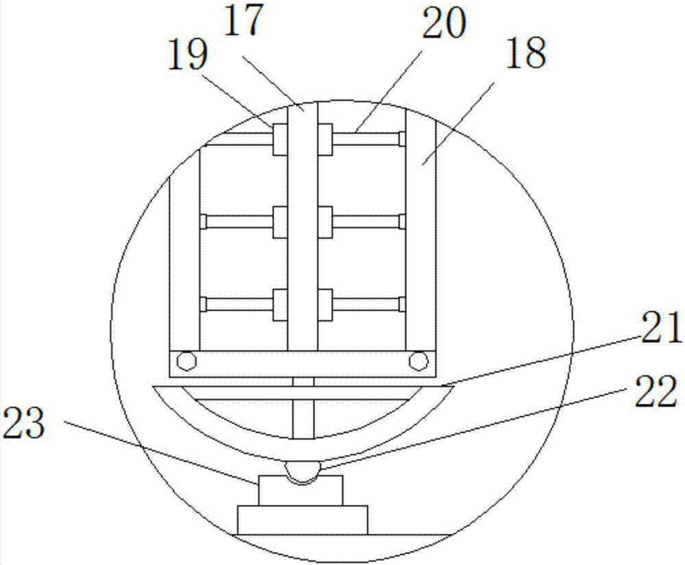 Printing and dyeing raw material mixing apparatus