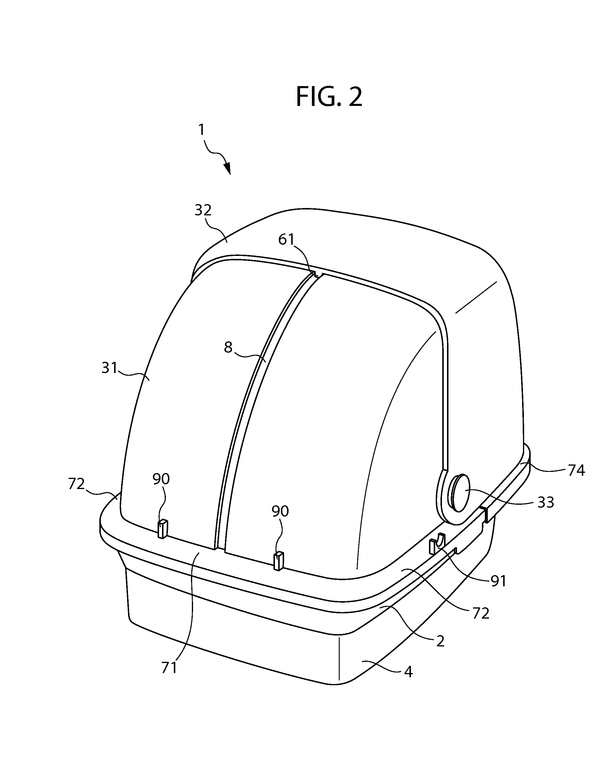 Animal litter box