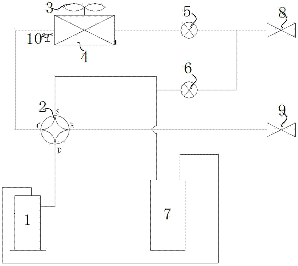 A method for judging the defrosting of an air conditioner outdoor unit