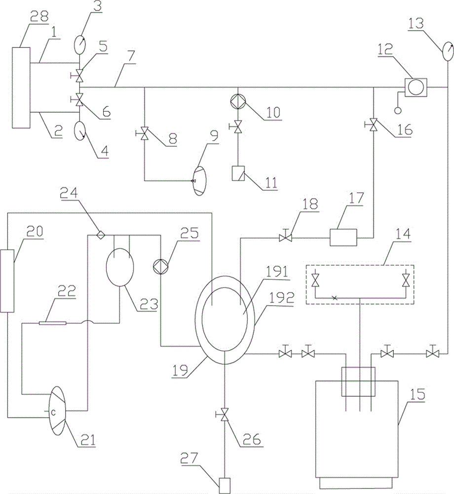 Intelligent refrigerant charging and recovering device