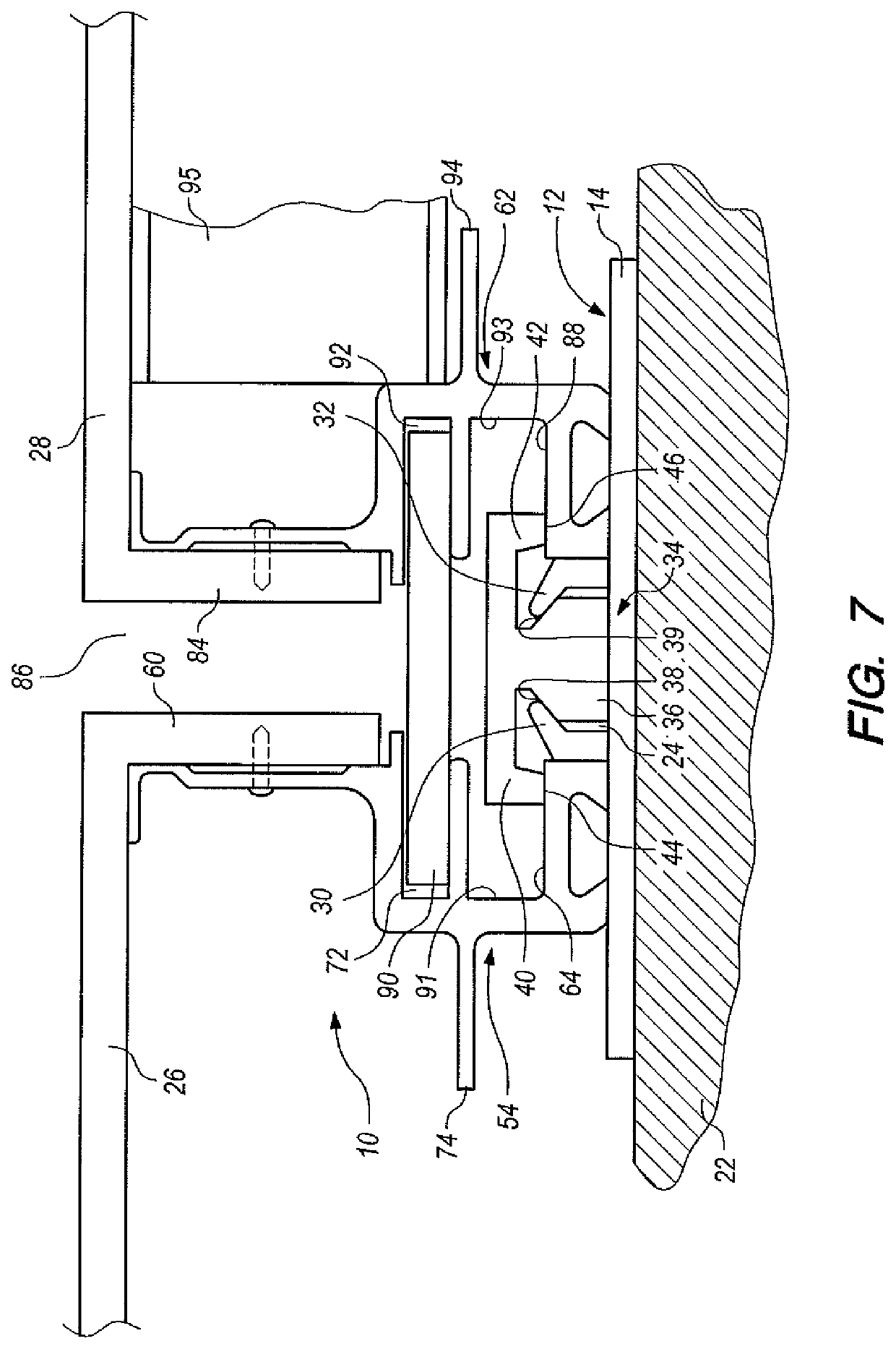 Apparatus for attaching an insulated panel to a facade