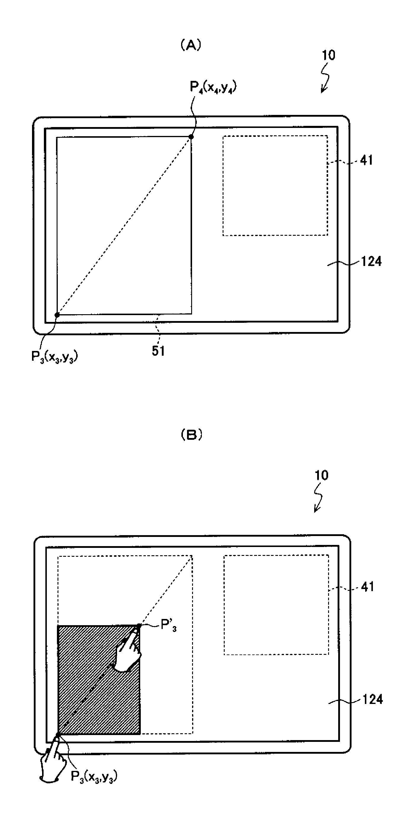 Touch panel input device, and image formation device