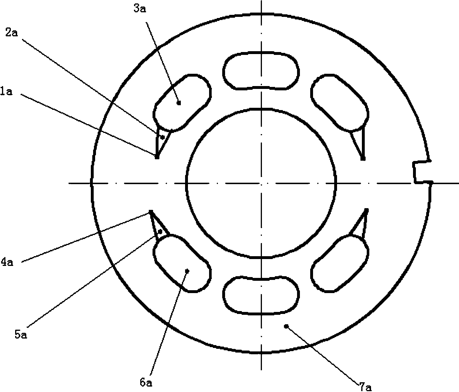 Damping noise reduction valve plate for plunger hydraulic pump