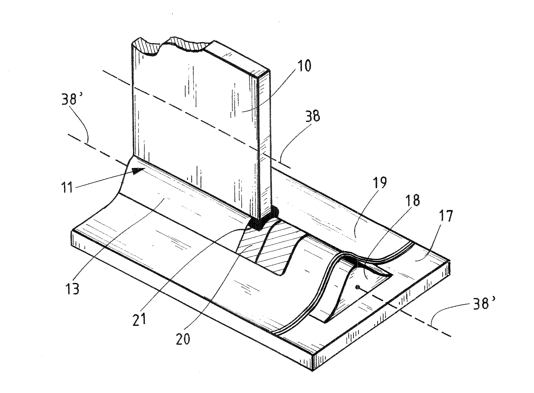 Shear web connection