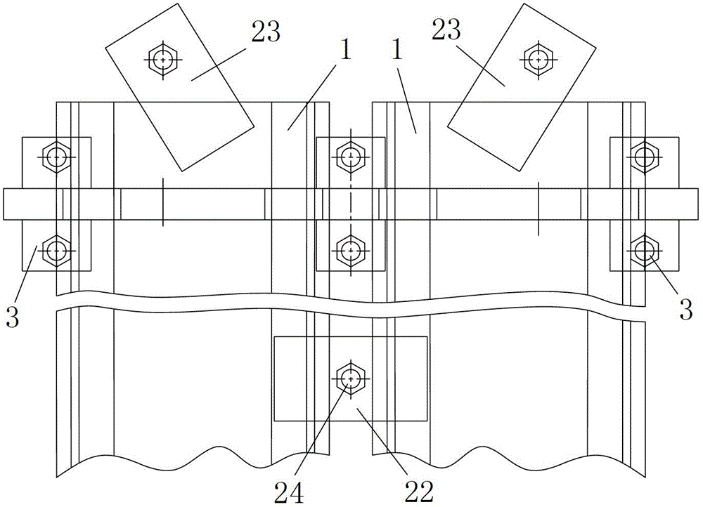 A kind of half-chord pipe bevel processing method and its equipment