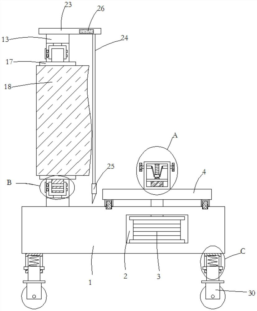 A kind of anti-fouling isolation device for yarn