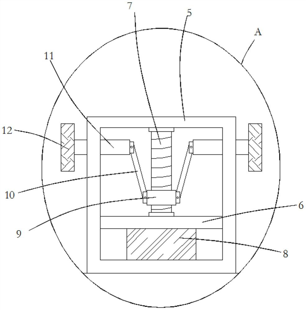 A kind of anti-fouling isolation device for yarn