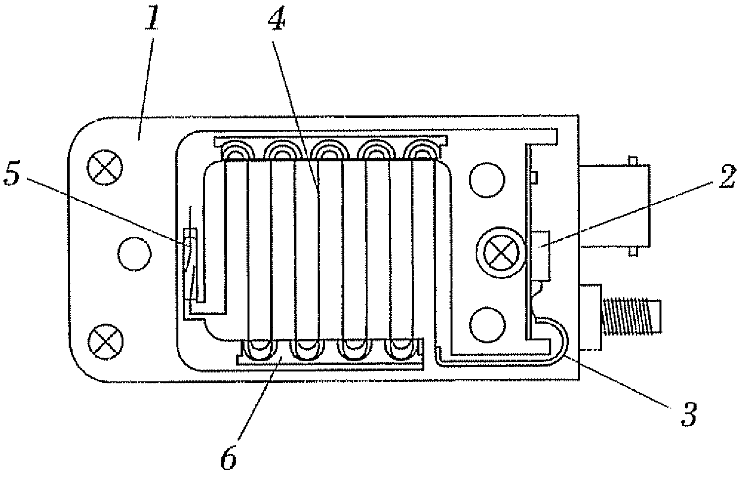 Heater Module for the Admission Gases of an Automobile Engine with an Overheating Protection and/or Closed-Loop Regulation