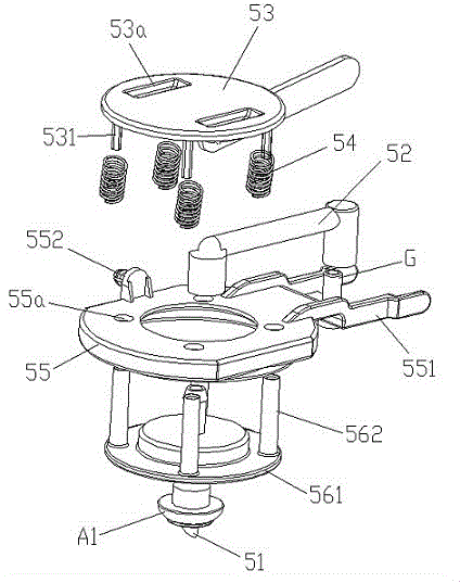 Brewing structure for capsule coffee machine