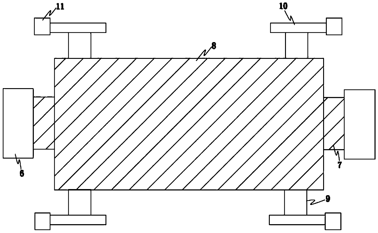 A glass tempering furnace