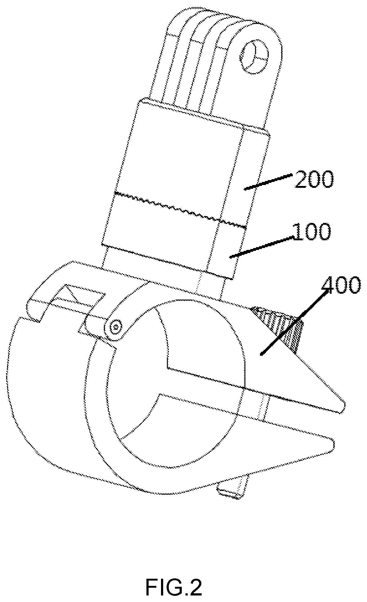 Quick disassembly structure and bicycle light