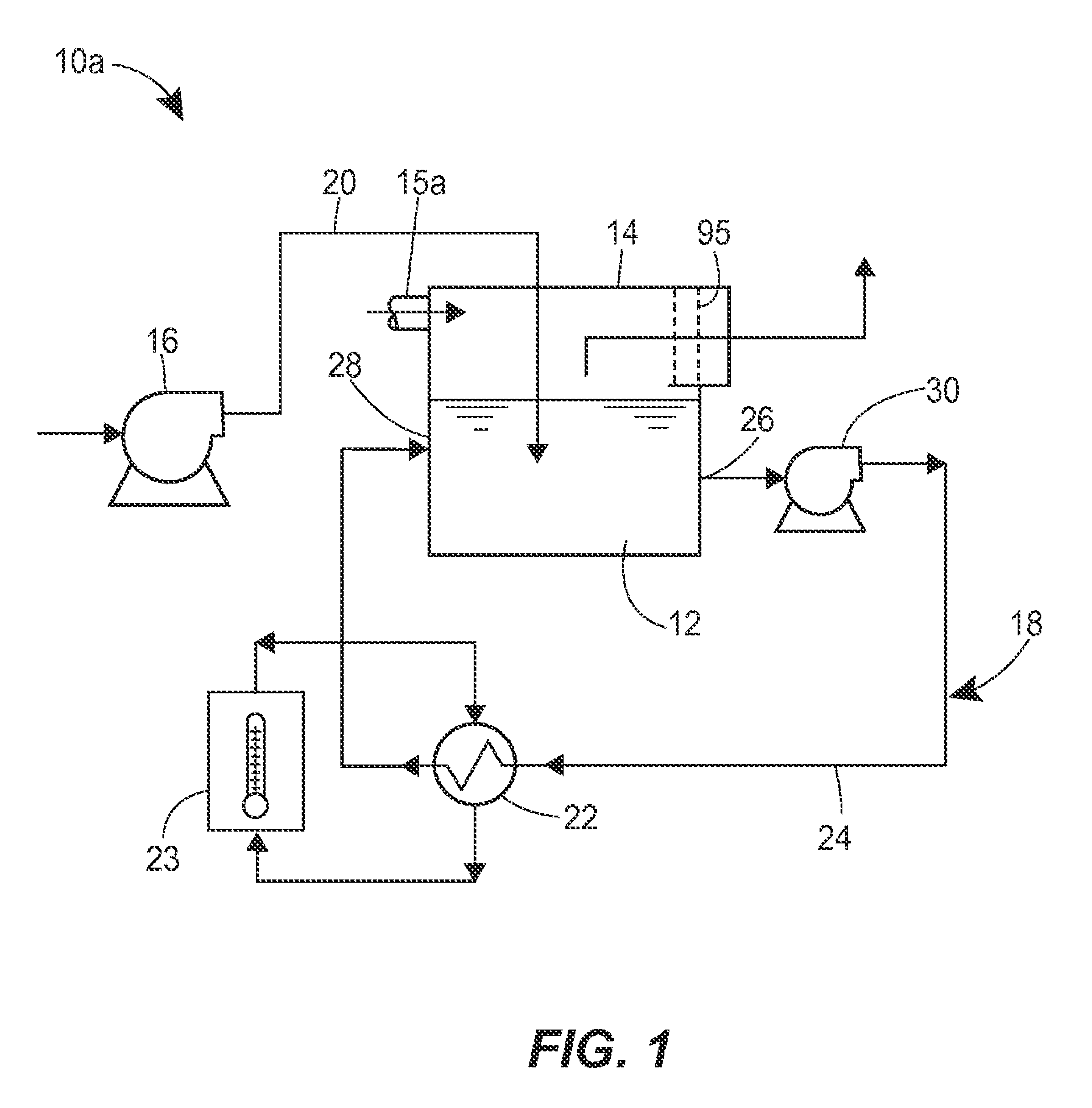 Liquid evaporation system with heated liquid