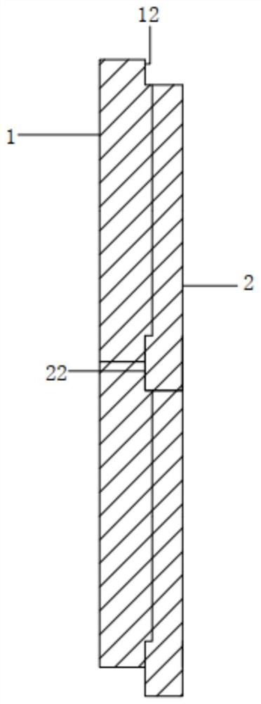 Mounting structure of assembly type wall protection plate