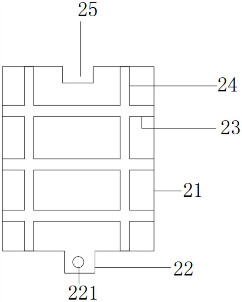 Mounting structure of assembly type wall protection plate