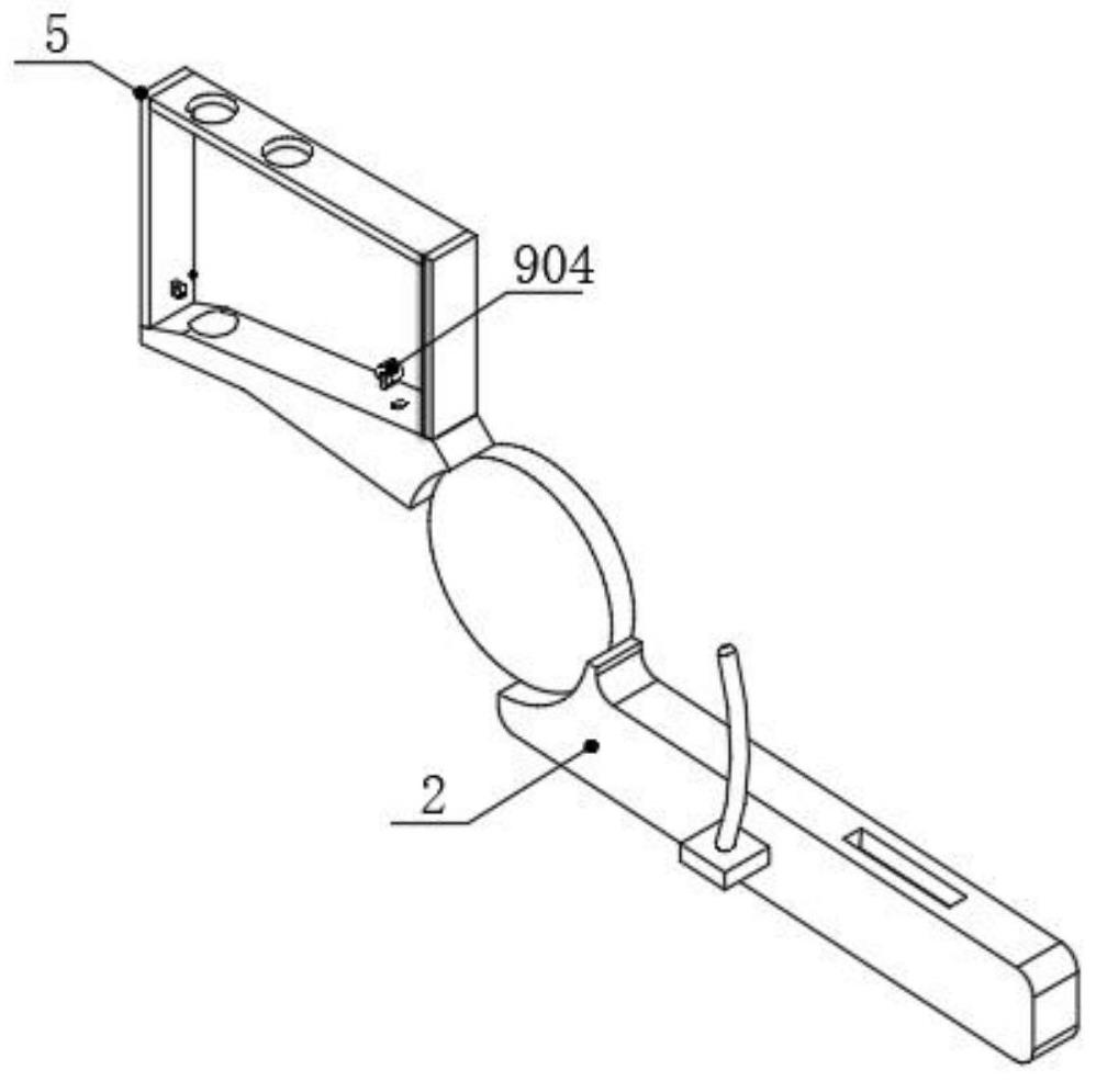 Livestock and poultry identification ear tag wearing tool for quarantine management