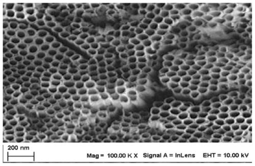 A carbon nanotube/secondary anodized tio  <sub>2</sub> Nanotube photocatalyst material and its preparation method and application