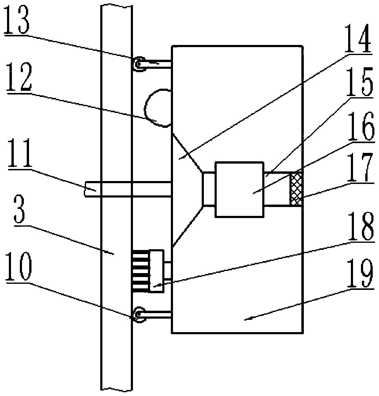 Novel elevator button capable of achieving ultraviolet-ray efficient sterilization