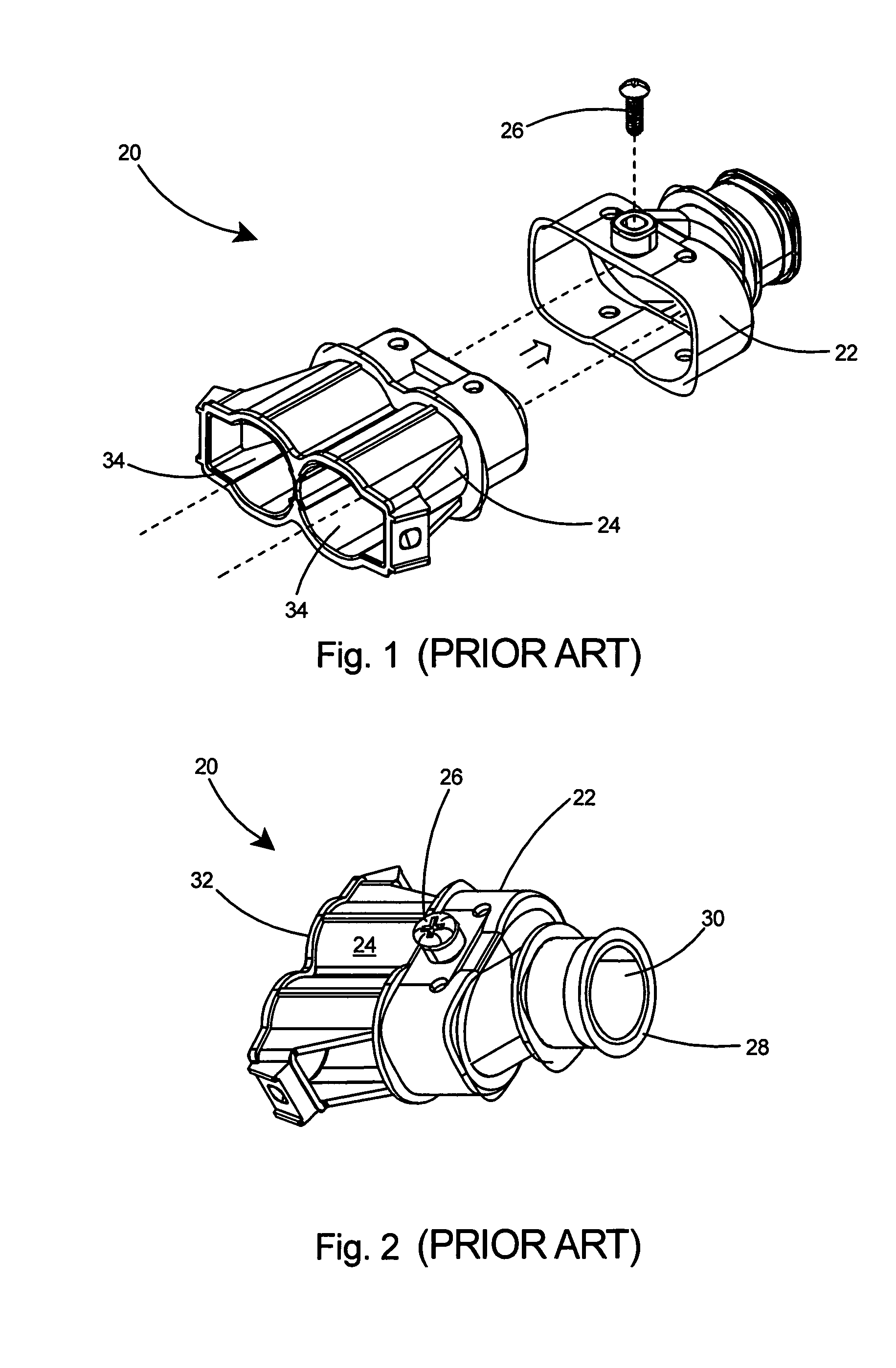 Coring system and method for manufacturing a one-piece die cast electrical connector body