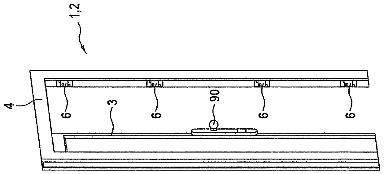 Lock for a closure element of a real estate property, and corresponding closure element