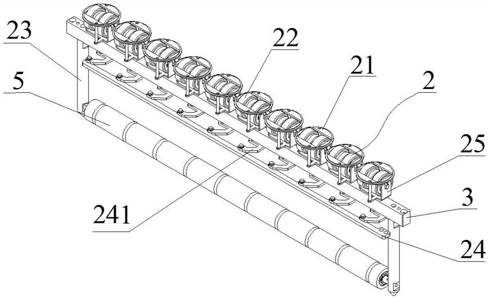 A sorting device with inclined wheels for single-group stream flow