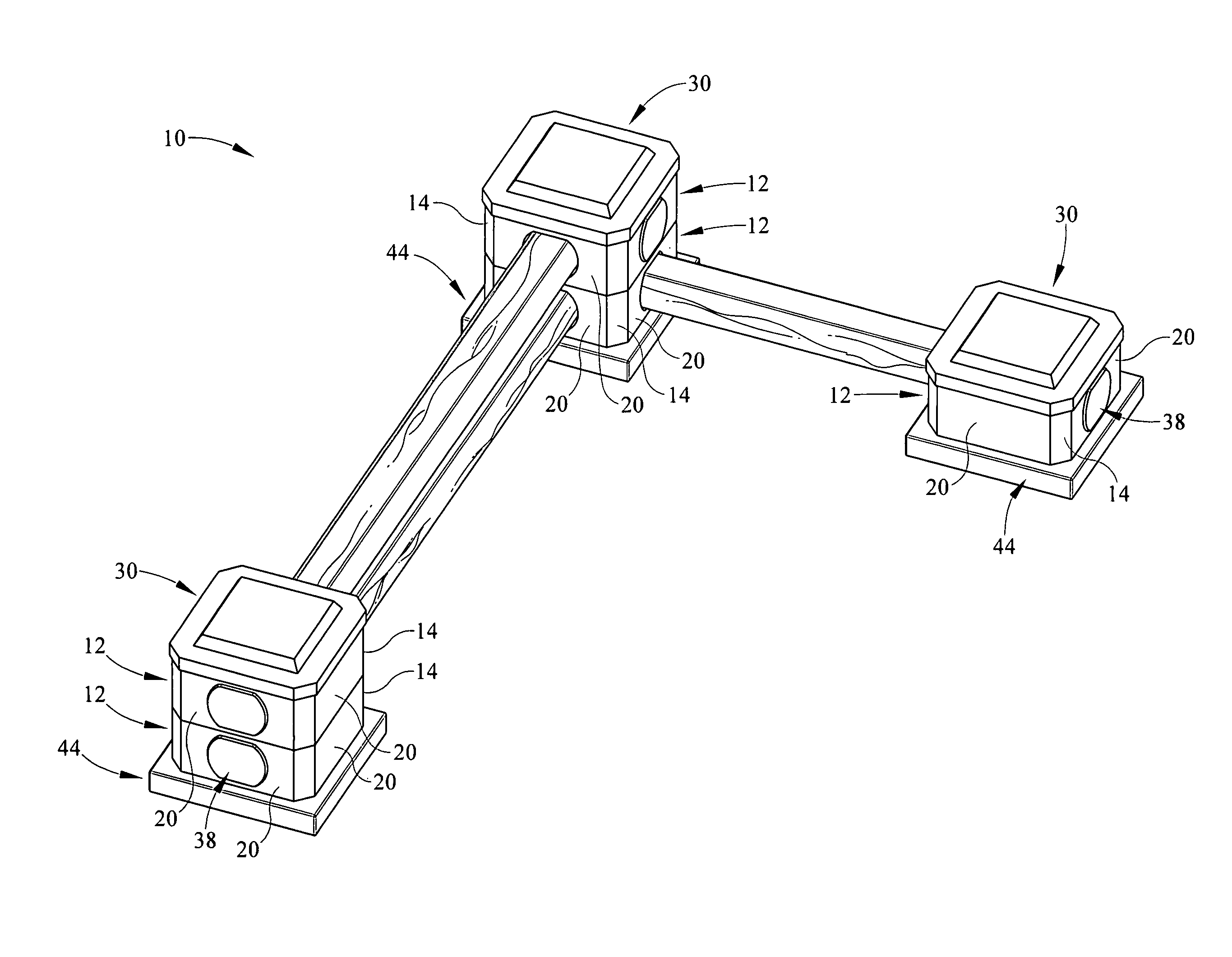 Landscape timber anchoring system