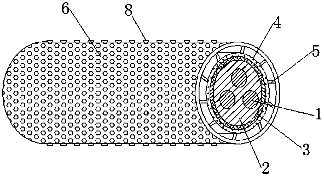 A kind of electric wire protection insulating layer in waterproof