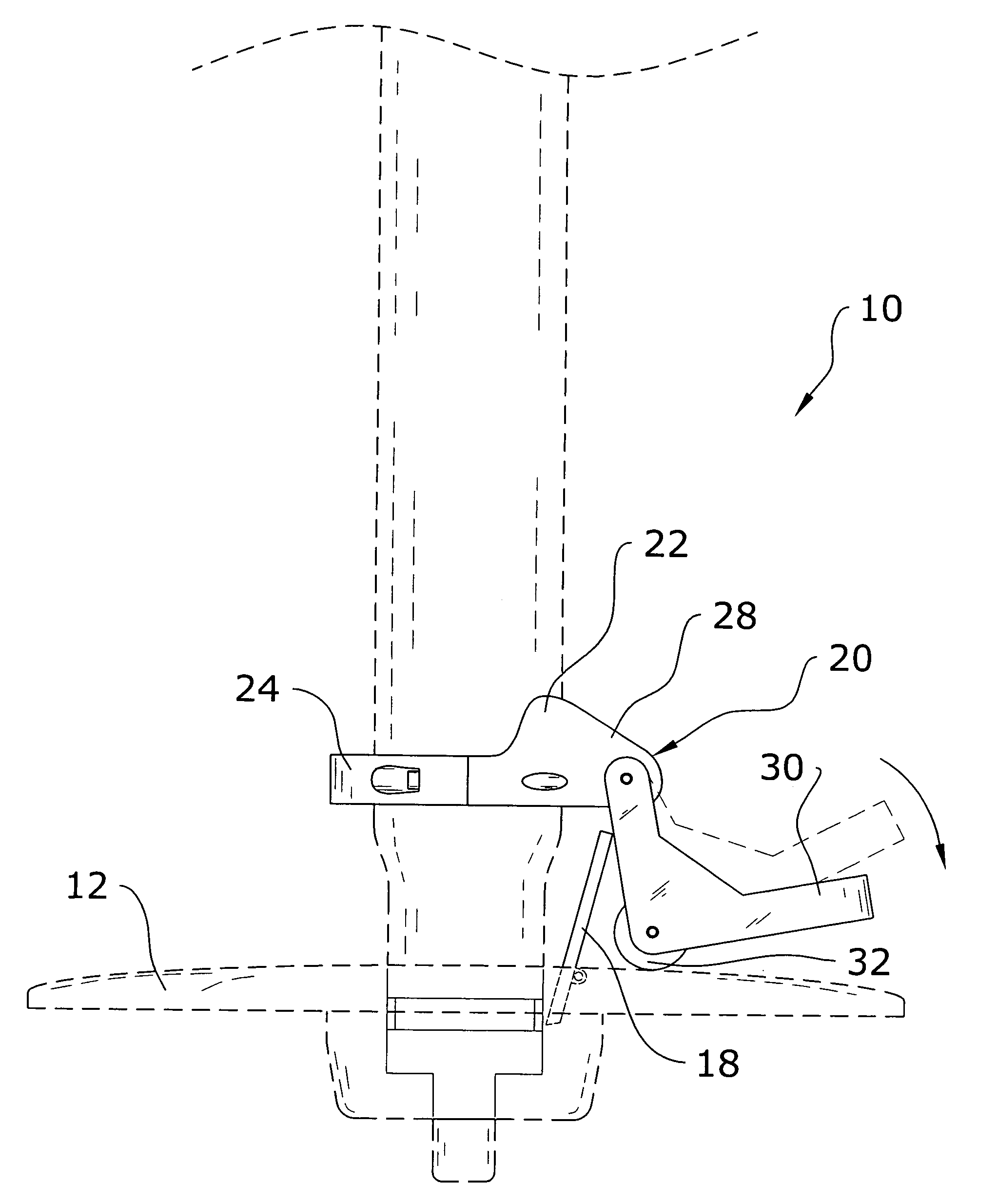 Boat seat release system