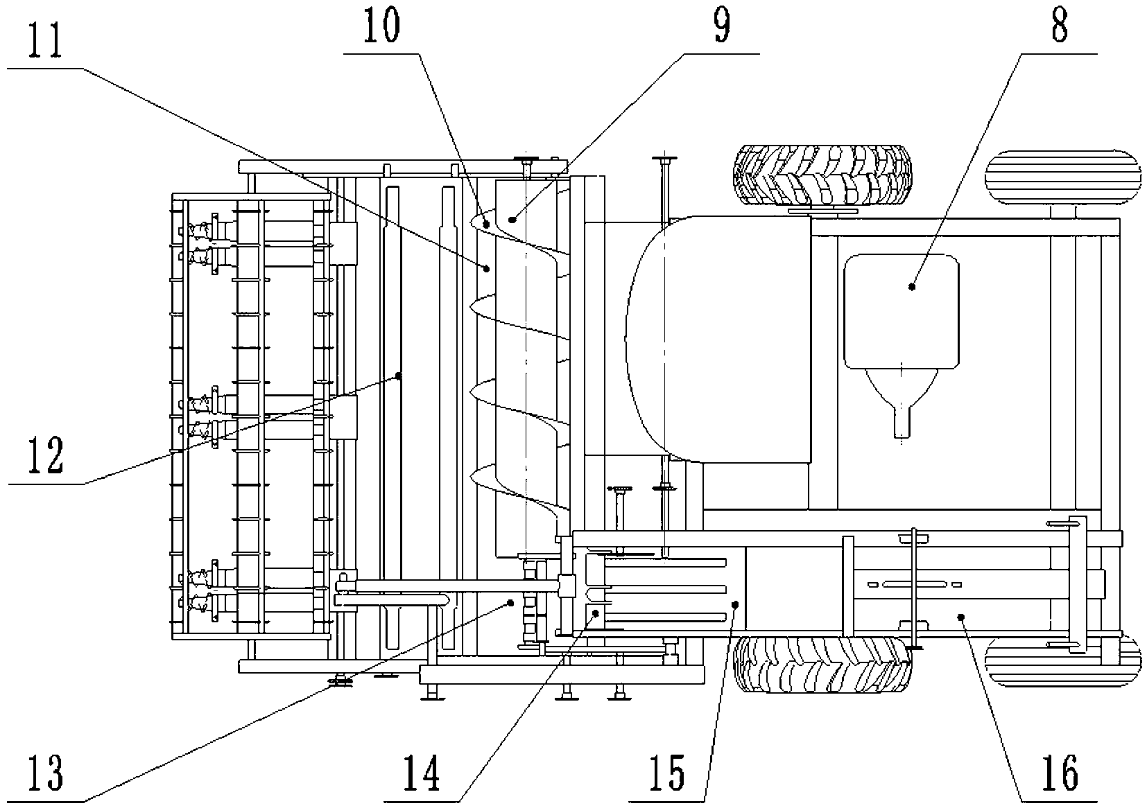 Bundling harvester for cotton firewood