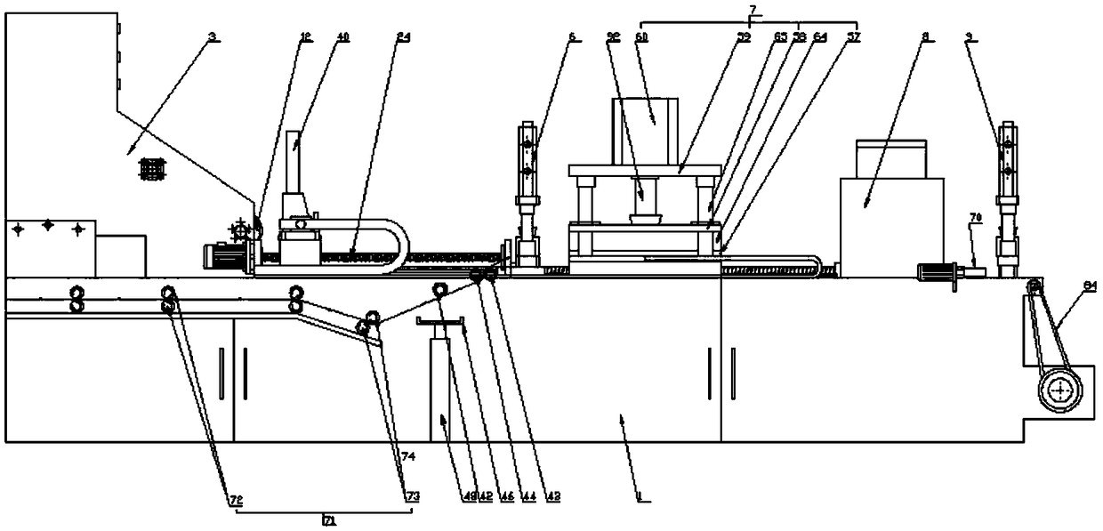 An automatic transformer insulation piece adhesive processing device