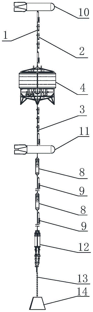 Timed satellite communication submerged buoy