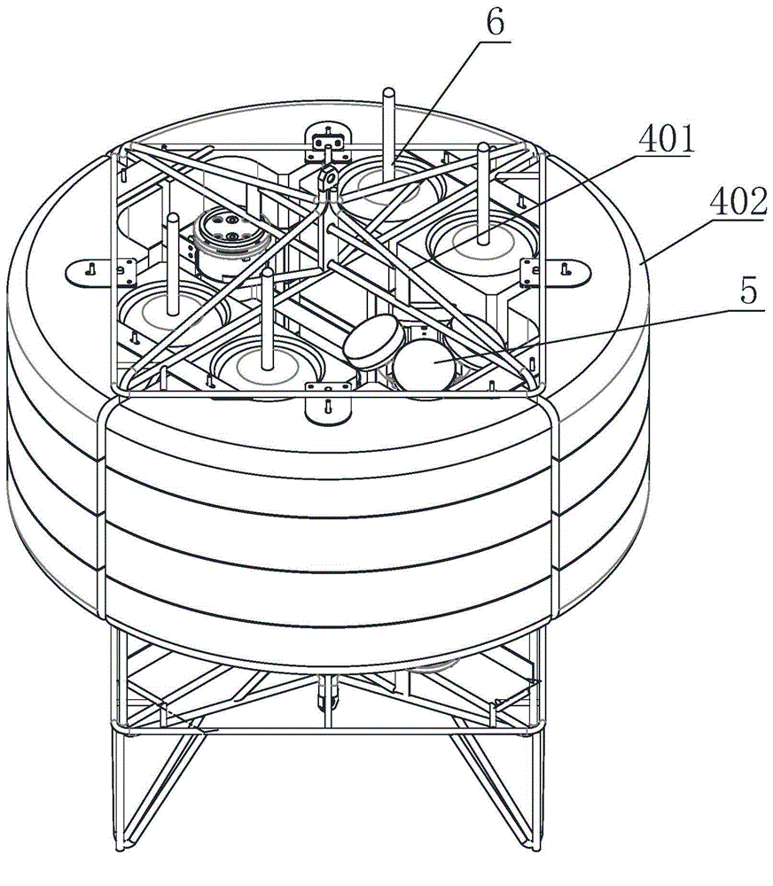 Timed satellite communication submerged buoy