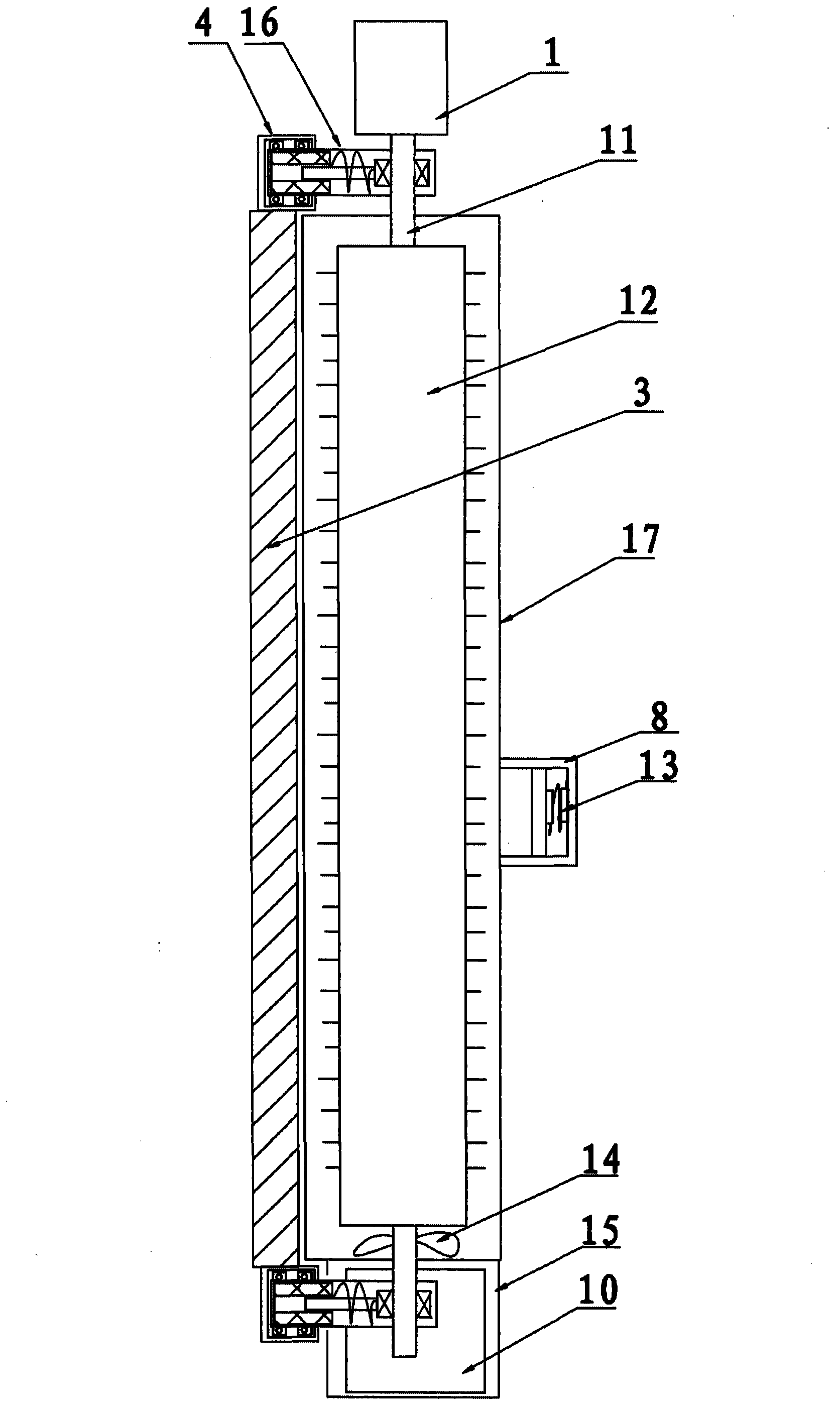 Blackboard with automatic dust collection eraser