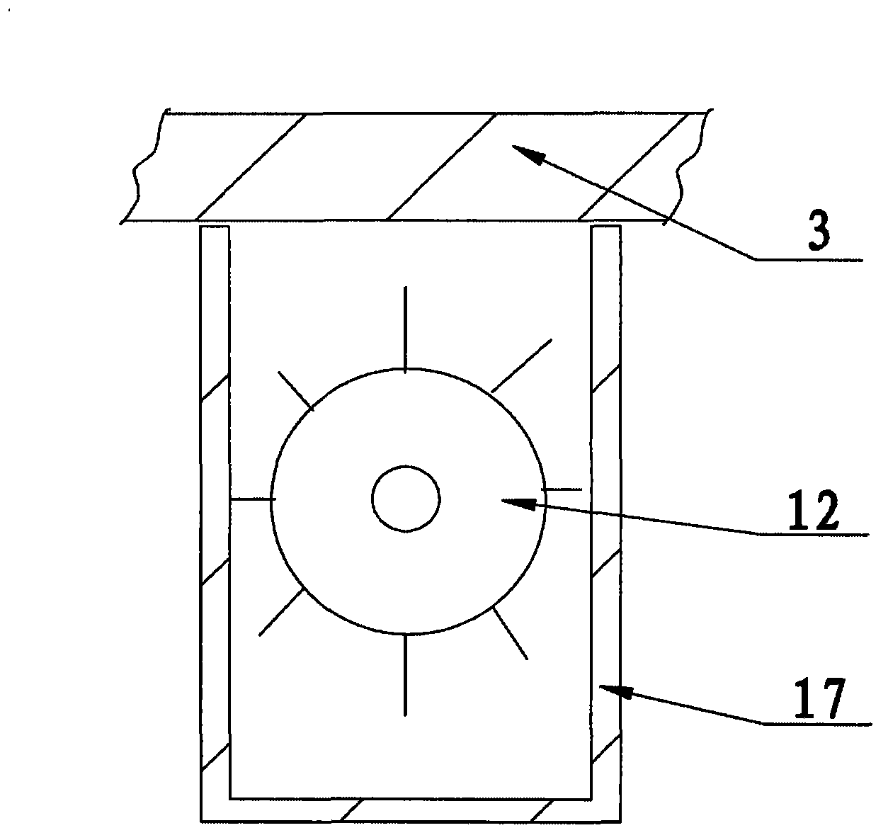 Blackboard with automatic dust collection eraser