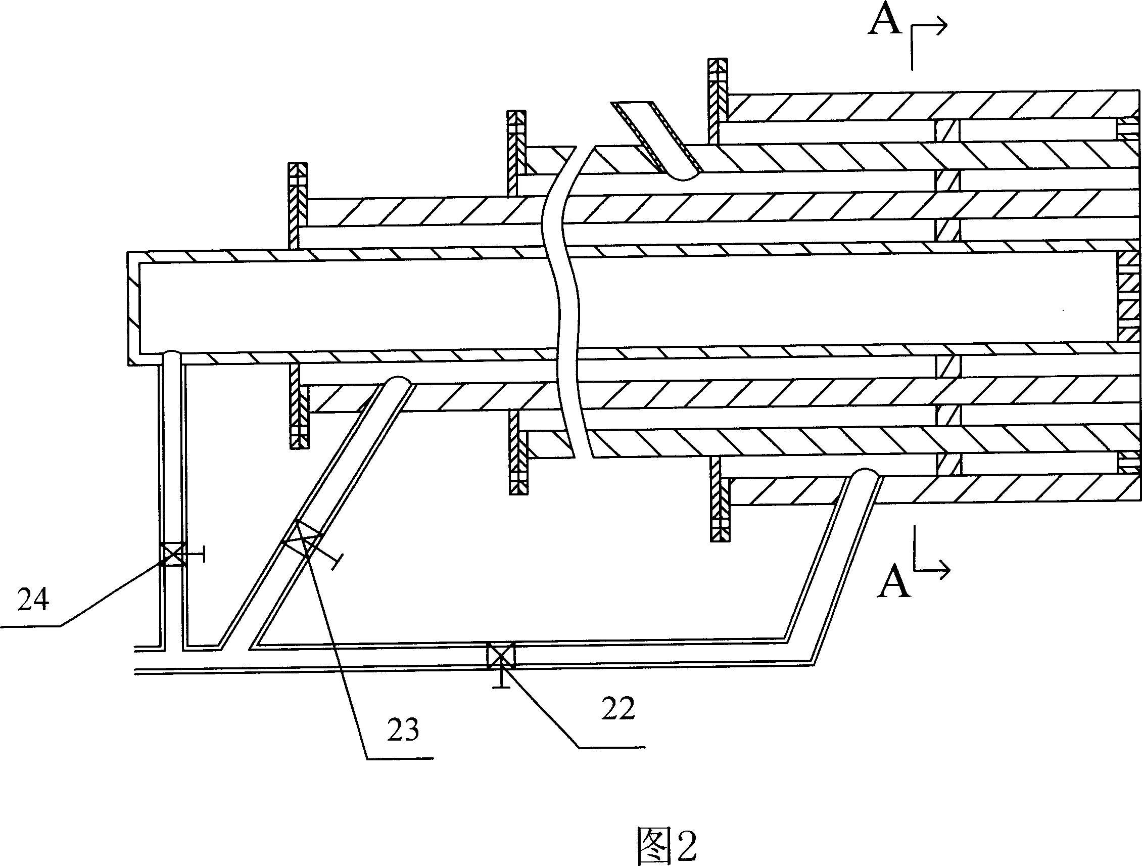 Using method and apparatus for petroleum coke powder fuel for smelting glass