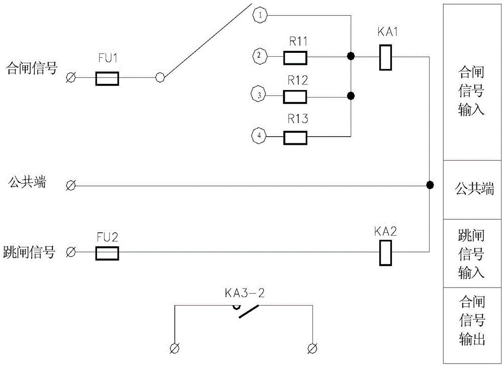 Portable power switch state simulation testing device