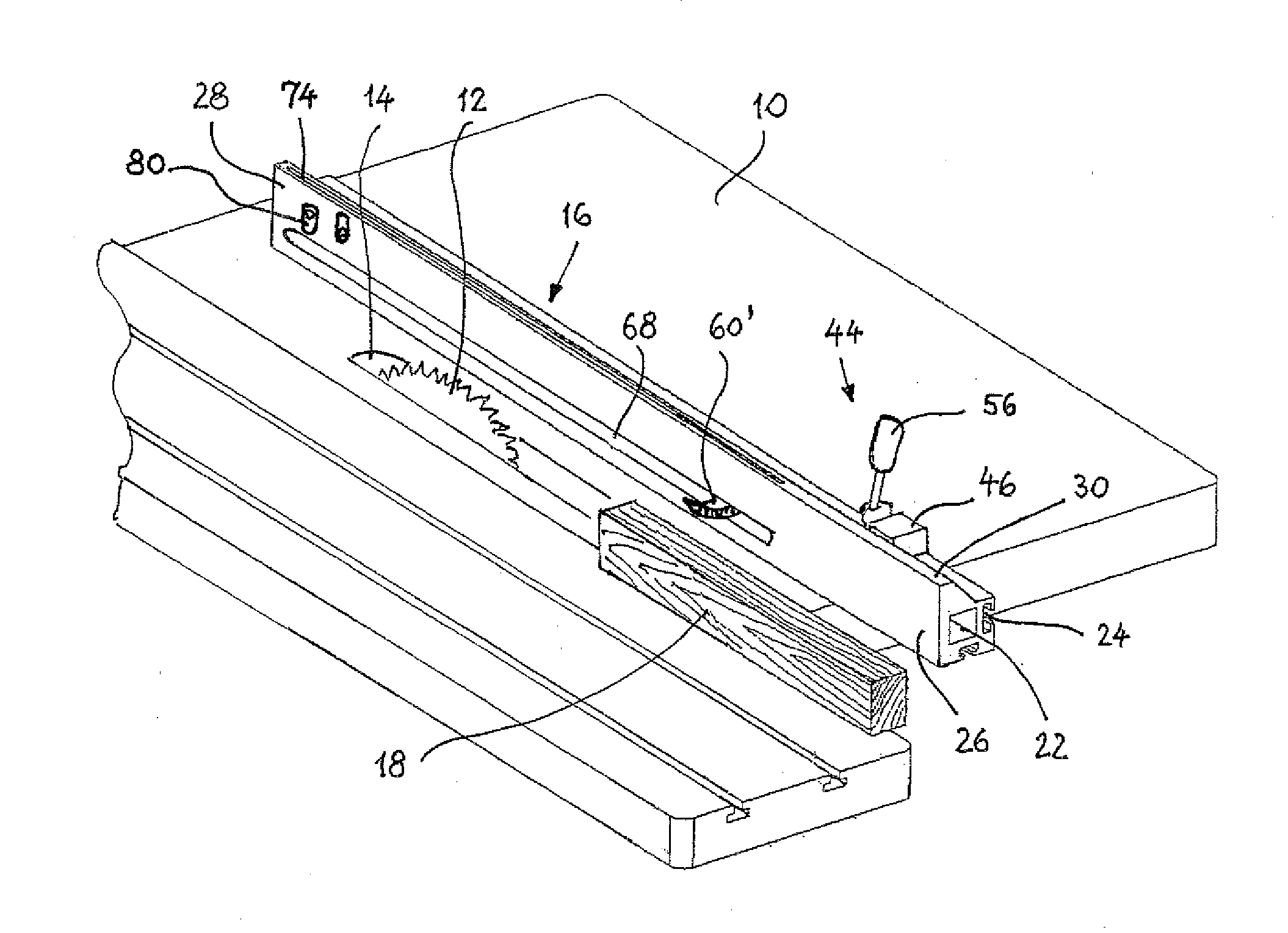 Stop Rule for Circular Saw Benches