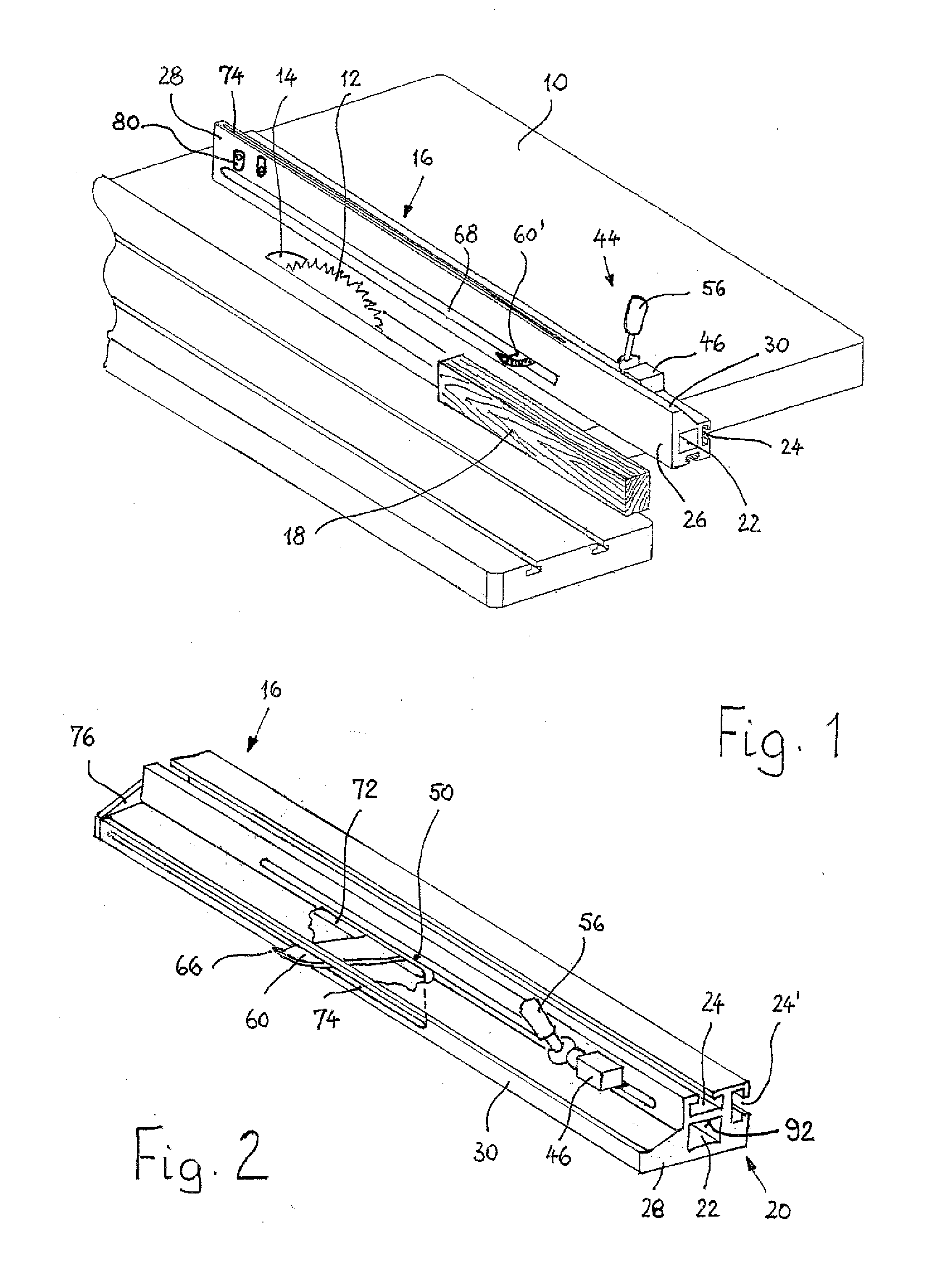 Stop Rule for Circular Saw Benches