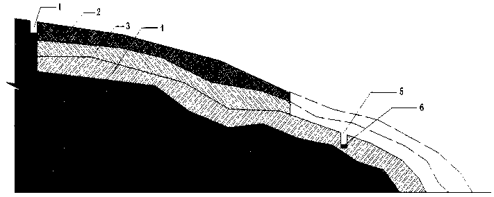 Blasting construction method capable of controlling regularity and stability of rocky slope