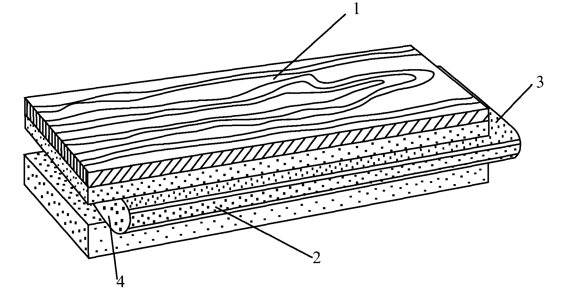 Compound flooring and manufacturing method thereof