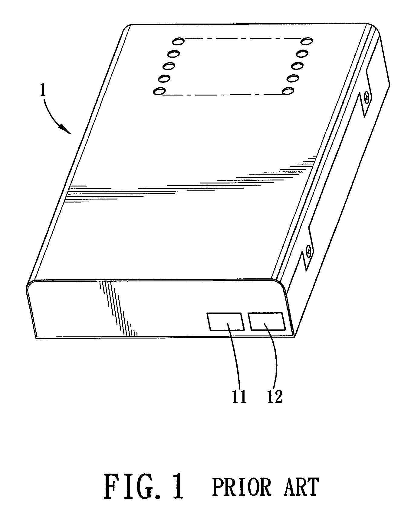 External data storage device with decorative illuminating effect