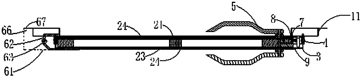 High-performance vane-inserted single-leaf casement screen door