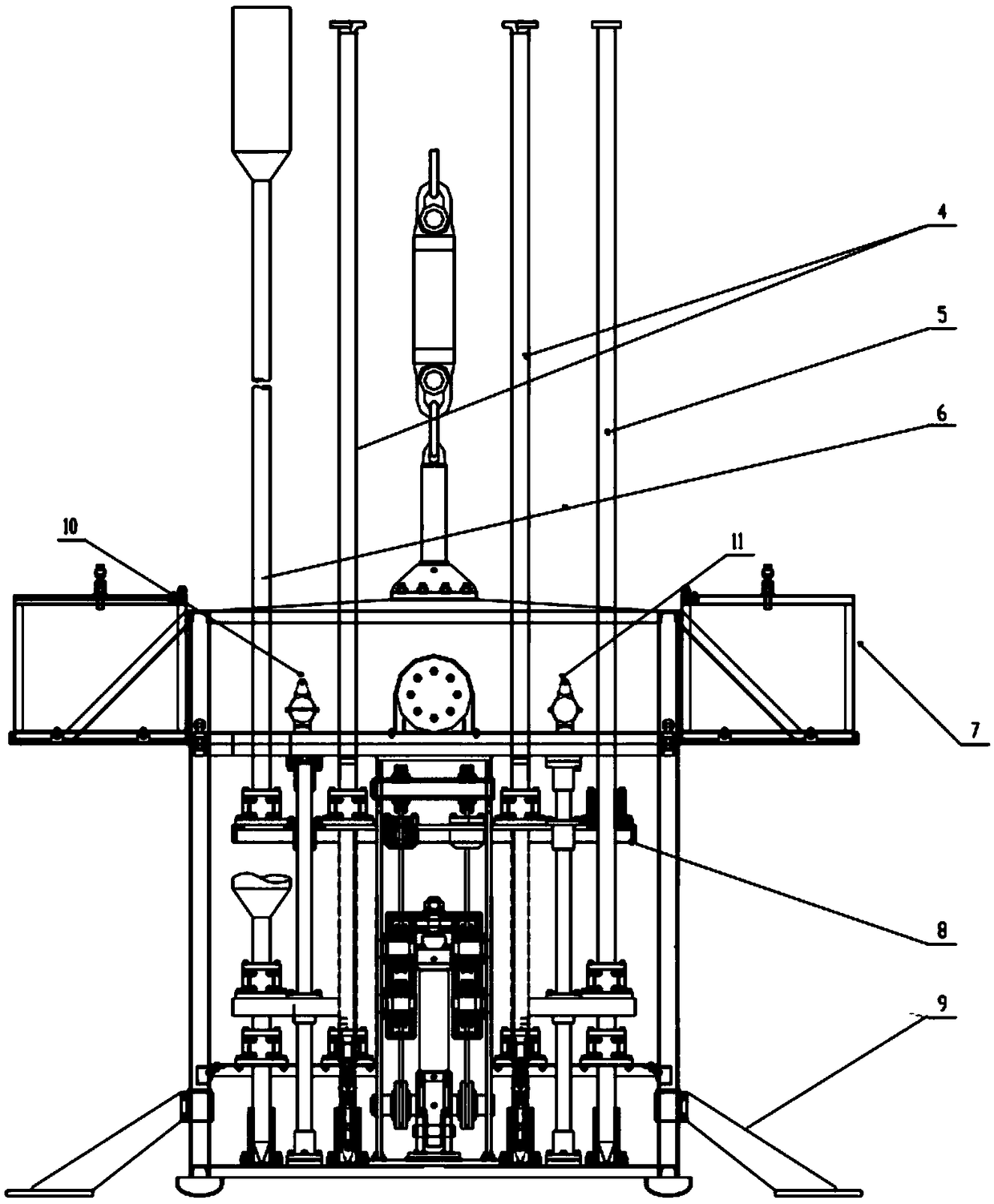 In-situ long-term real-time observation system and method for deep-sea engineering geological environment