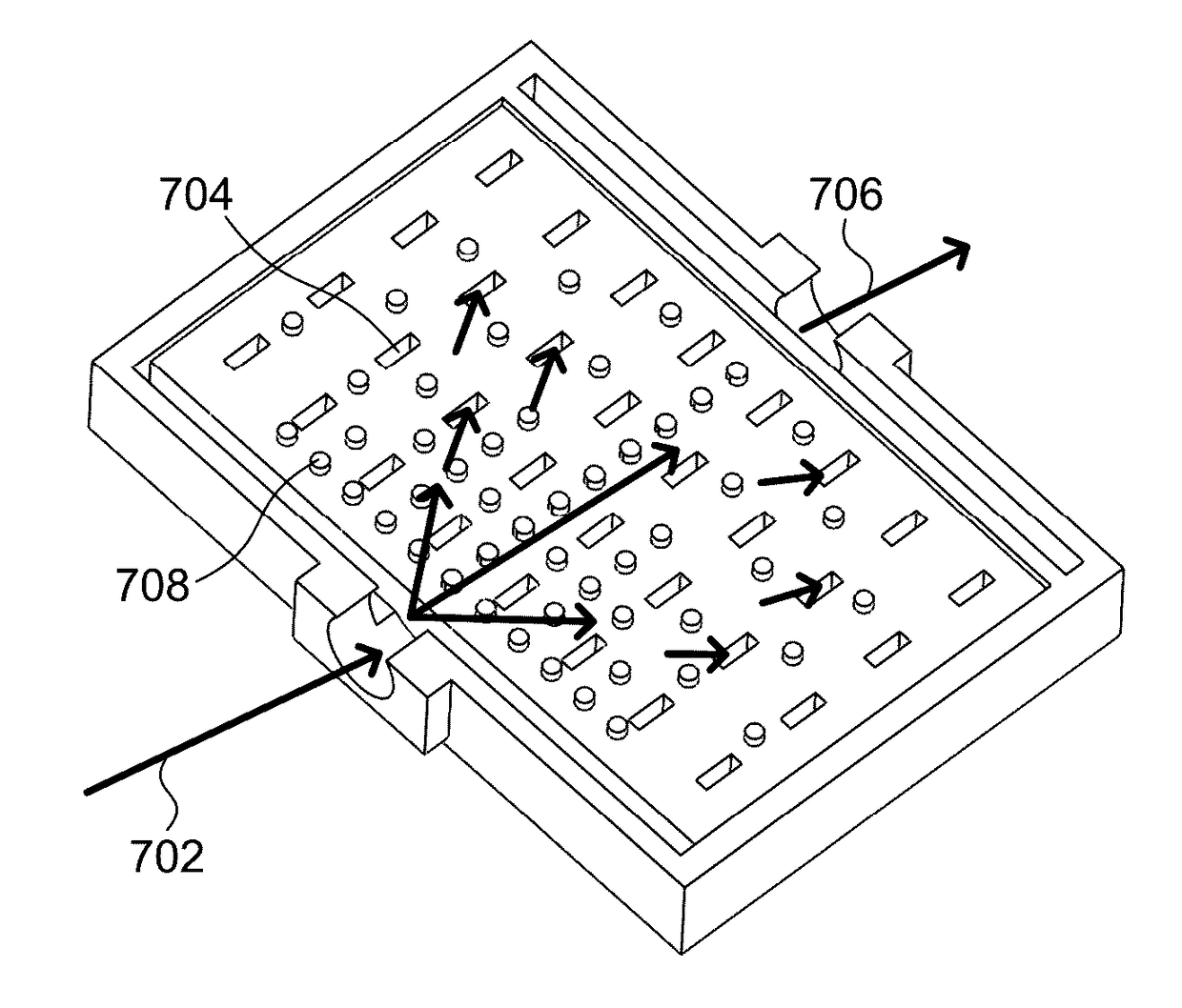 Micro Heat Transfer Arrays, Micro Cold Plates, and Thermal Management Systems for Cooling Semiconductor Devices, and Methods for Using and Making Such Arrays, Plates, and Systems