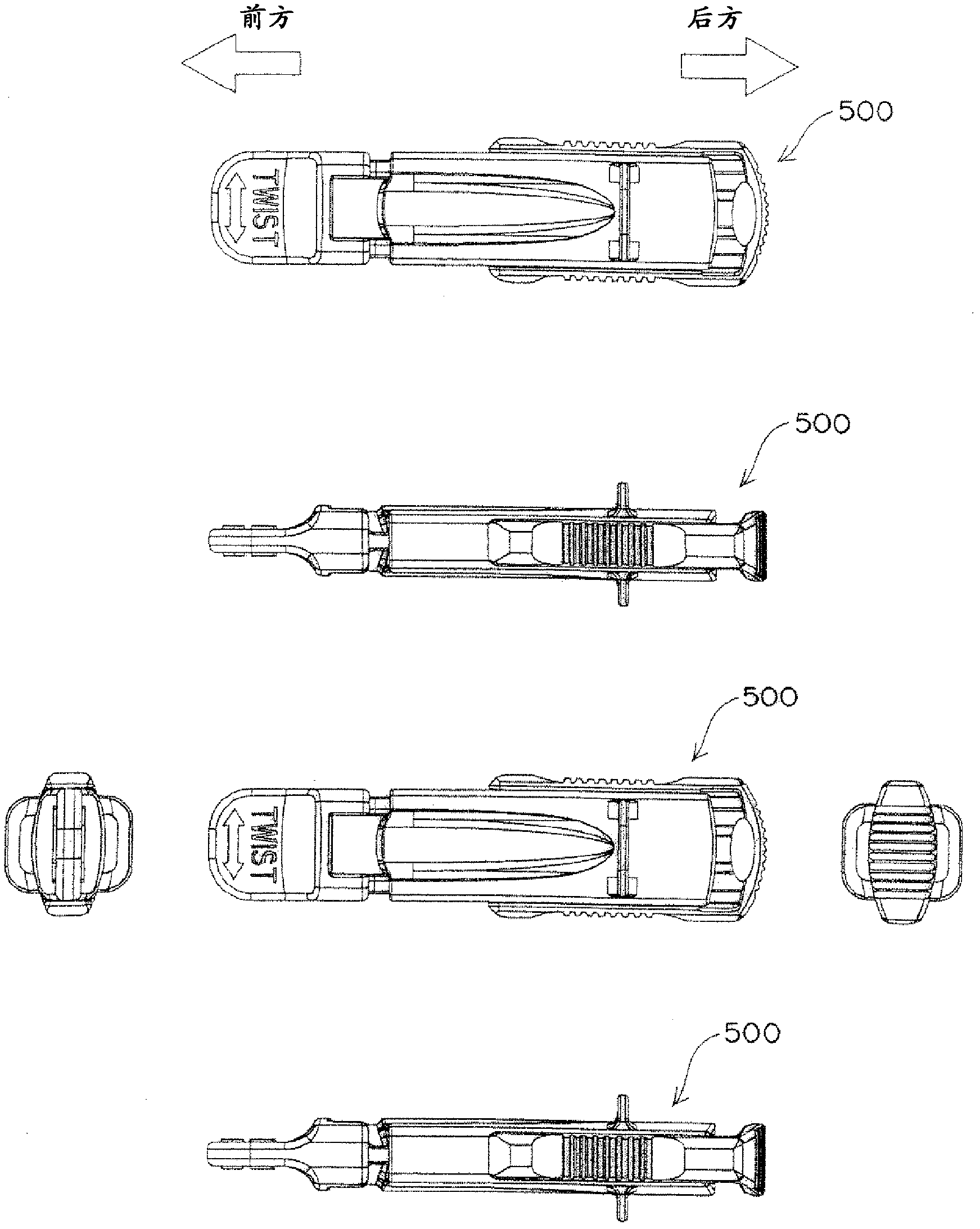 Lancet pricking device